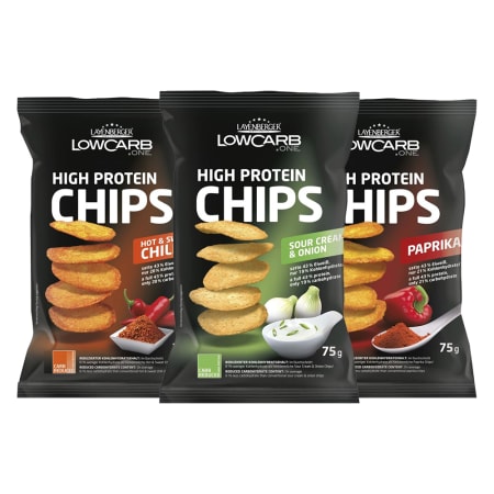 3 x High Protein Chips Mixed (3x75g)