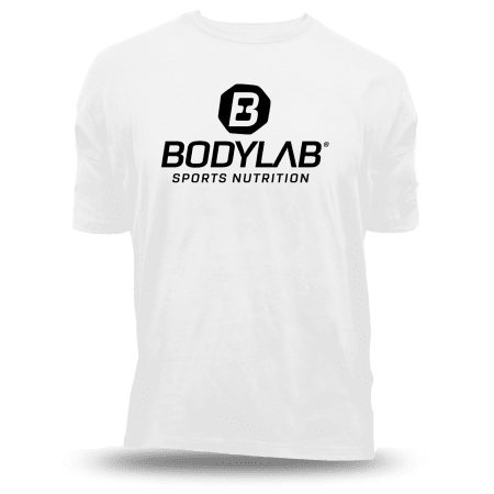 Bodylab24 T-Shirt weiß mit schwarzem Logo