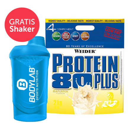 Protein 80 Plus (500g) + Bodylab 24 Shaker gratis