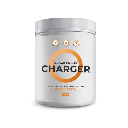 Black Focus Charger Complete Intra-Workout Blend - 800g - Peach Ice Tea