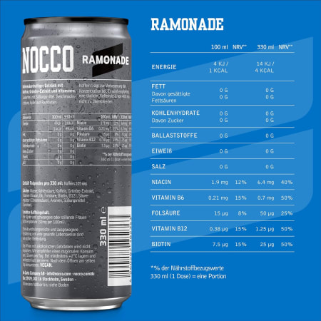 Nocco Black - 330ml - Ramonade 