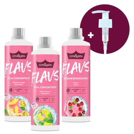 Queen Flavs 3er Pack + Dosierspender
