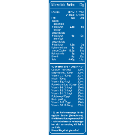 Fitness Riegel mit Schokolade (12x50g)