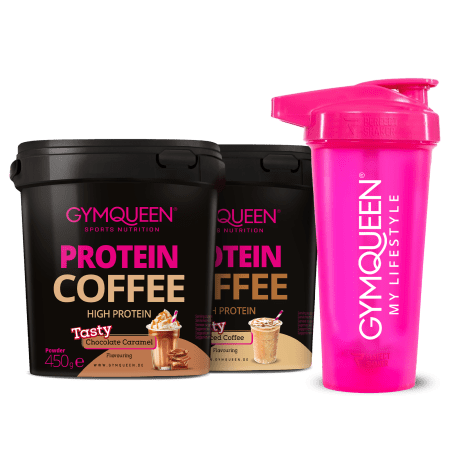 Protein Coffee 2er Pack + Perfect Shaker 