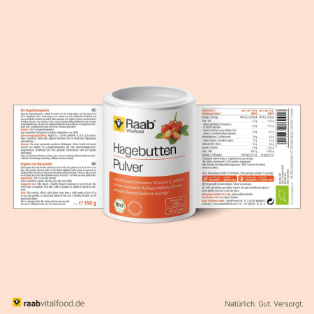 Bio Hagebutte-Pulver (150g)