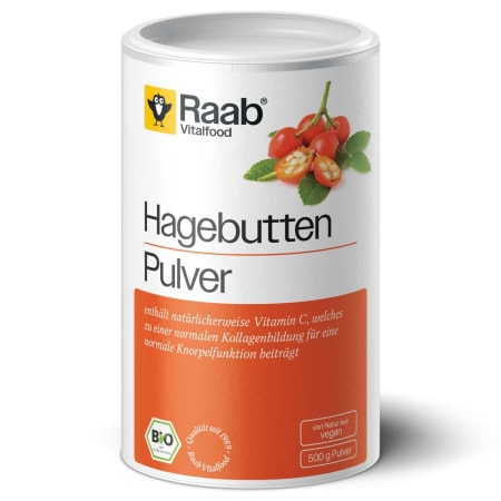 Bio Hagebutte-Pulver Dose Bio (500g)