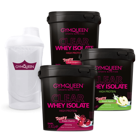 Clear Whey 3er Pack + Shaker