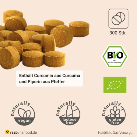 Bio Curcuma (300 Tabletten)