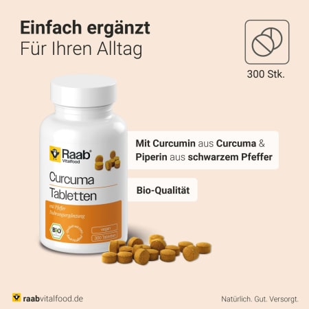 Bio Curcuma (300 Tabletten)