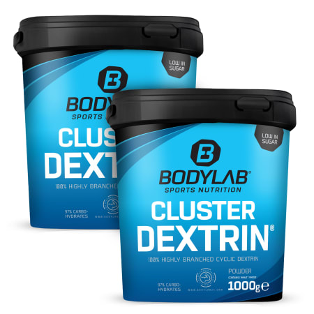 2 x Cluster Dextrin - 100% sterk vertakte cyclische dextrine (1000g)