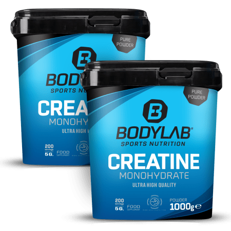 Creatine Monohydrate - 100% Pure Powder (2x1000g) 