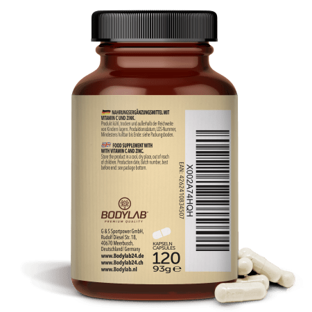 Vitamin C + Zink (120 Kapseln)