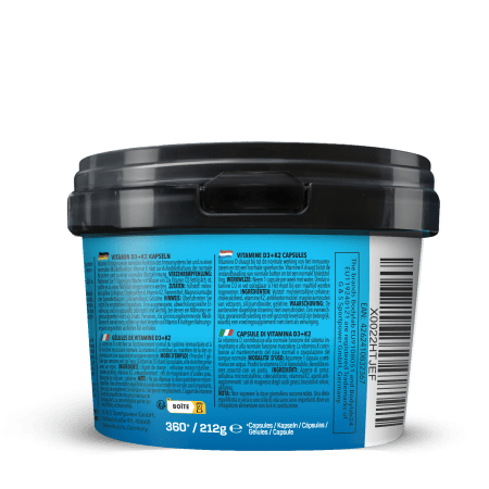 BIG PACK Vitamin D3 + K2 (360 Kapseln)