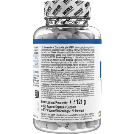 Glucosamine + Chondroitin Plus MSM (120 caps)