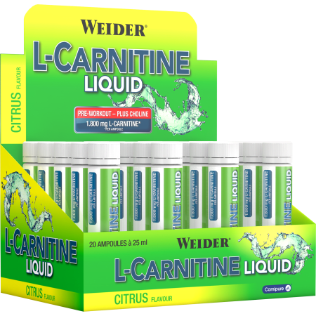 L-Carnitine Liquid 1.800 mg (20x25ml)
