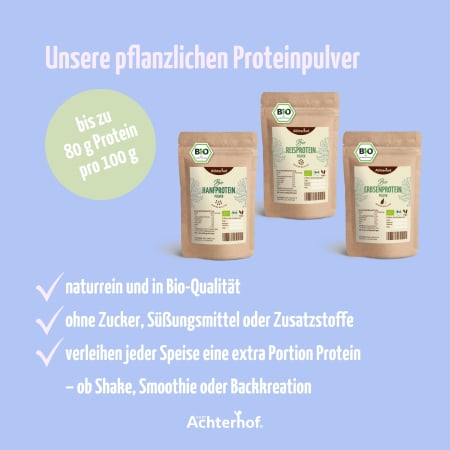 Hanfprotein Pulver Bio (500g)