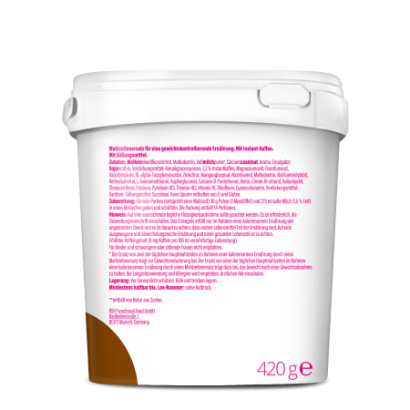 Slim Shake Mahlzeitersatz-Shake - 420g - Iced Coffee Frappé