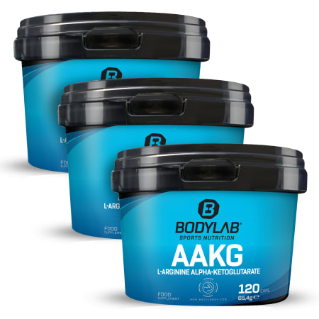 3 x AAKG (120 capsules)