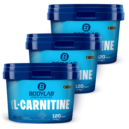 3 x Bodylab24 Acetyl L-Carnitine (elk 120 tabs)