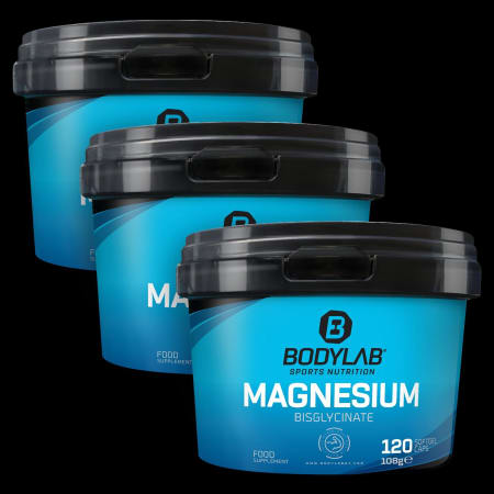 3 x Magnesium Bisglycinate (120 Kapseln)