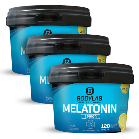 3 x Melatonin - Lemon Flavor (120 chew tablets)