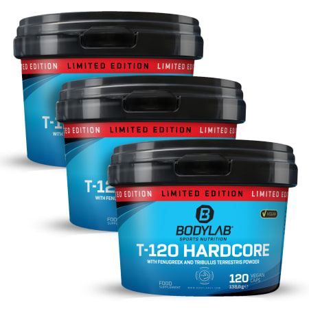 3 x T-120 Hardcore (120 veganistische capsules)