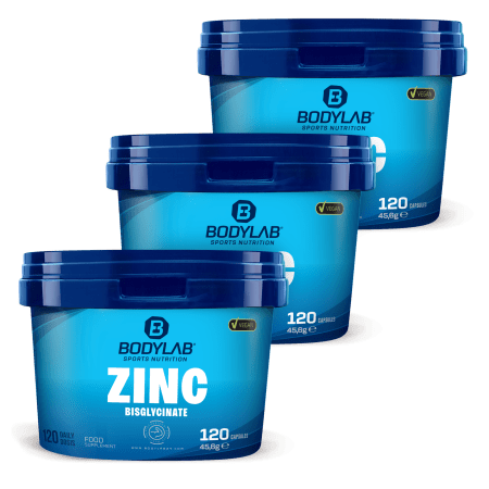 3 x Zinc Bisglycinate (elk 120 capsules)