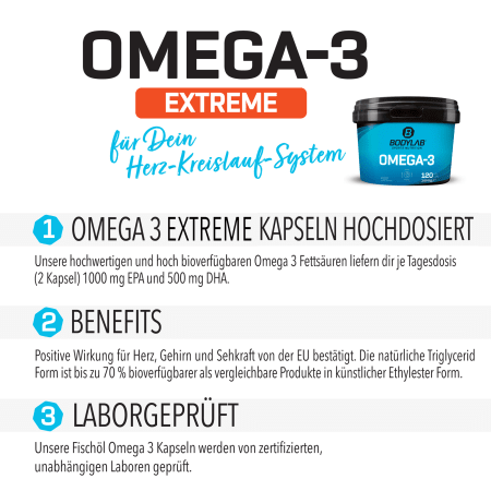 Omega-3 Extreme (120 Kapseln)