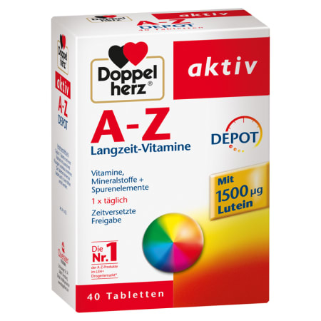 A-Z Langzeit Vitamine Depot (40 Tabletten)