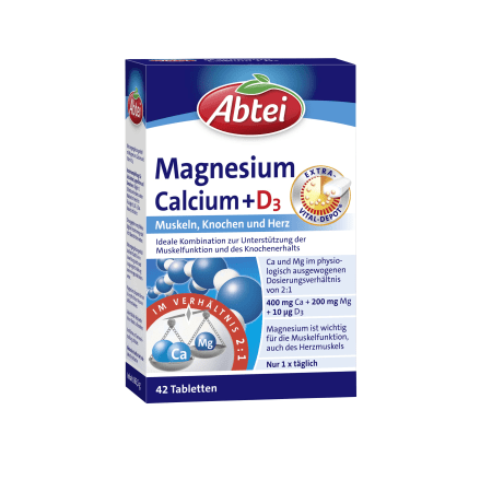 Magnesium Calcium + D3 Depot (42 Tabletten)