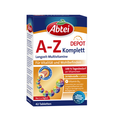 A-Z Komplett Langzeit-Multivitamine (42 Tabletten)
