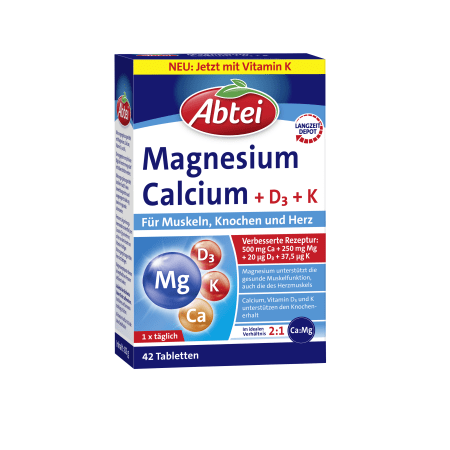 Magnesium Calcium + D3 + K (42 Tabletten)