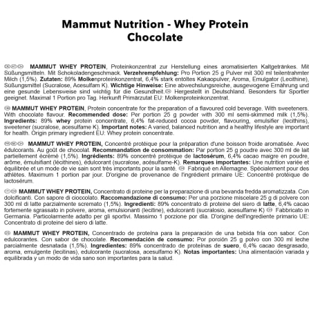 Mammut Whey Protein - 3000g - Chocolate