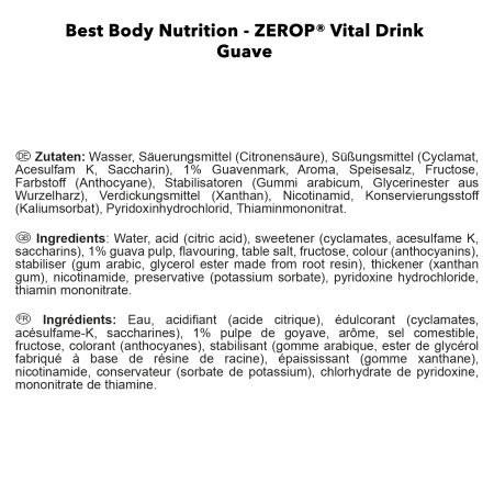 Vital Drink Zerop - 1000ml - Guave