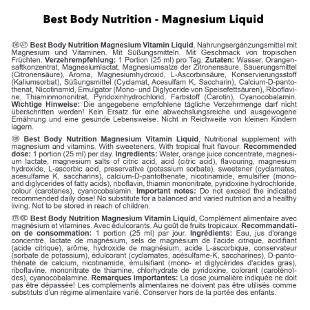 Magnesium Vitamin Liquid (500ml)