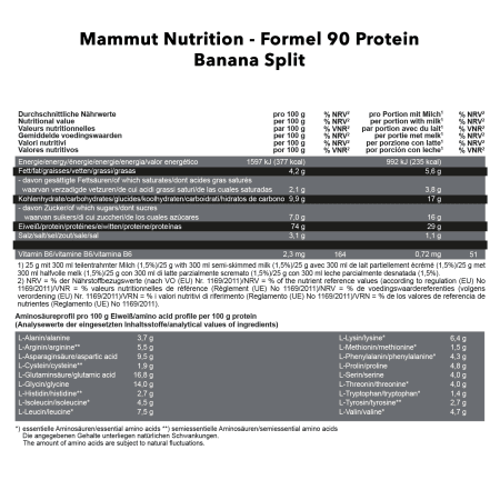 Formel 90 Protein - 3000g - Banana Split