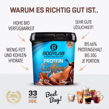 5Für2 Protein Coffee-Powerpack mit Gratis Creatine + Vitamin A-Z + Omega-3