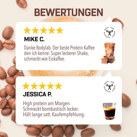 5Für2 Protein Coffee-Powerpack mit Gratis Creatine + Vitamin A-Z + Omega-3