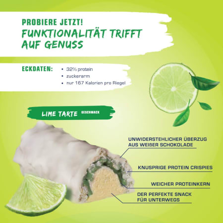 YIPPIE! Bar - 12x45g - Lime Tarte