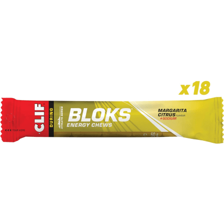 Clif Bloks Energy Chews - 18x60g - Margarita Citrus 