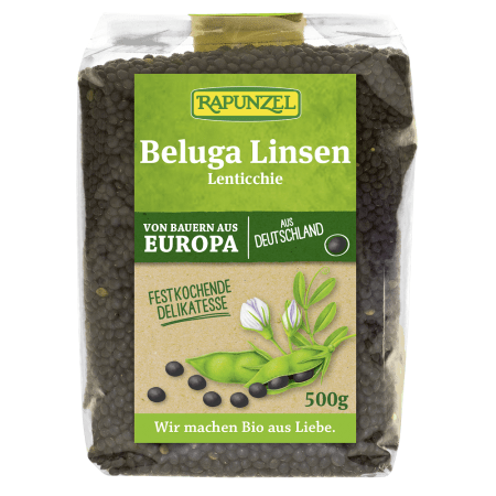 Beluga Linsen schwarz bio (500g)