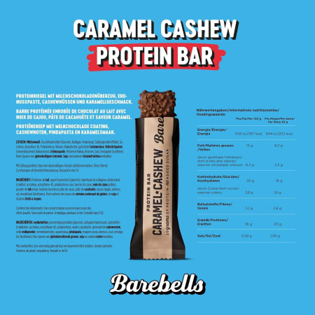 Protein Bar - 12x55g - Caramel Cashew