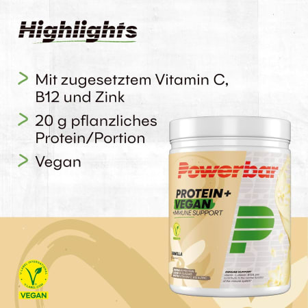 Protein+ Vegan Immune Support Pulver (570g)