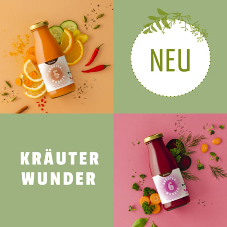 Fastendrinks 42 Flaschen Kräuterwunder Bio (7-Tageskur)