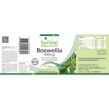 Boswellia (120 Tabletten)