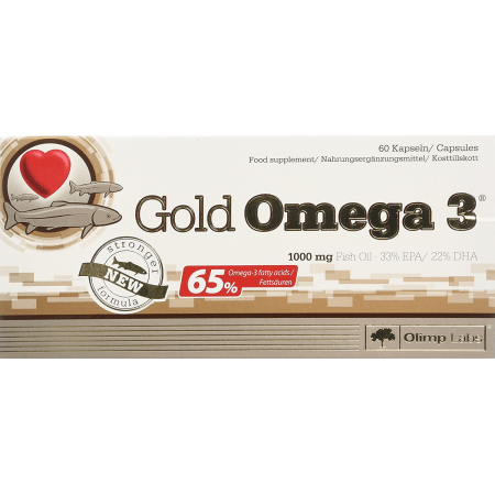 Gold Omega 3 65% (60 capsules)