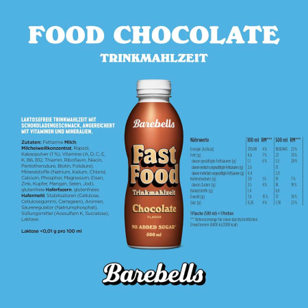 FOOD Trinkmahlzeit - 12x500ml - Chocolate