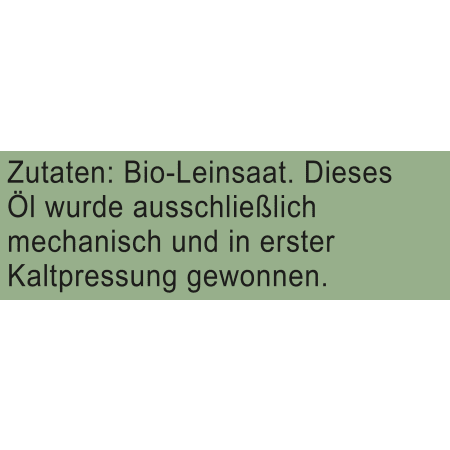 Bio Leinöl (250ml)