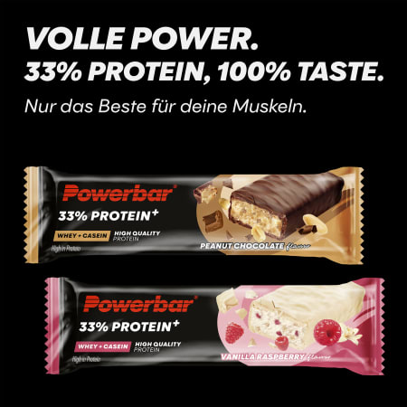 33% Protein+ Bar - 10x90g - Peanut Chocolate