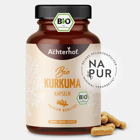 Bio Kurkuma Kapseln (180 Kapseln)